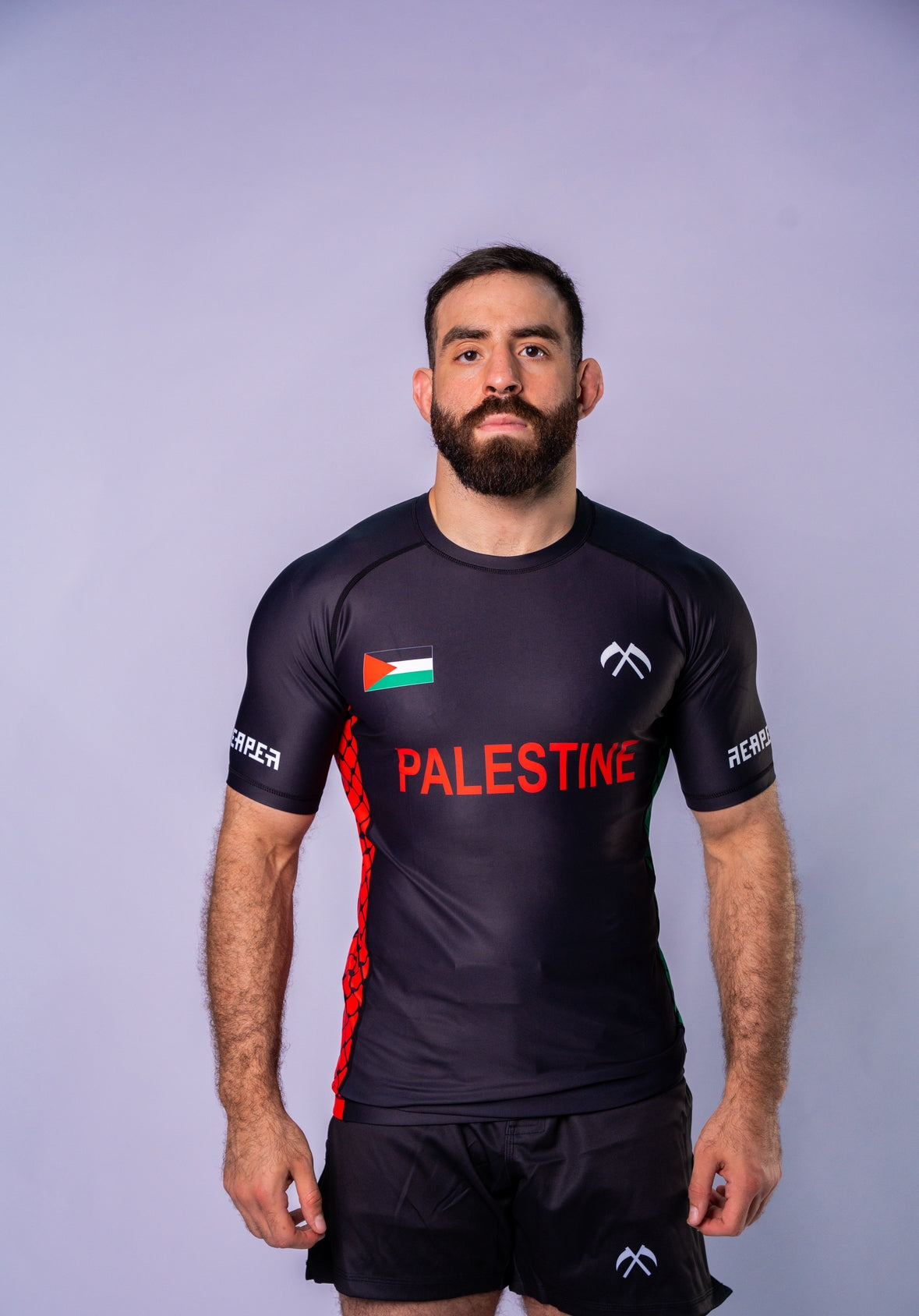 Palestine Black National Rashguard