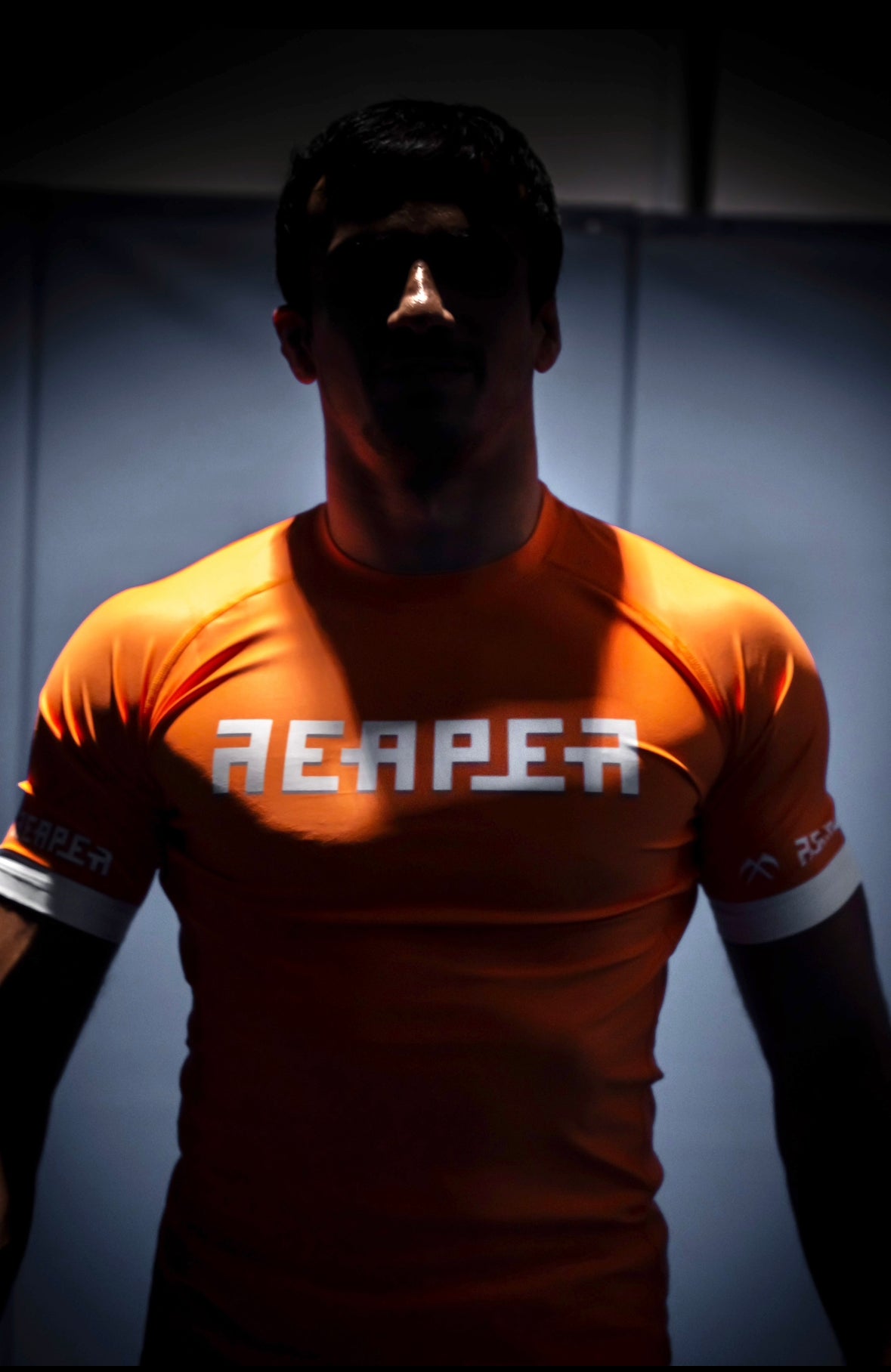 REAPER Orange Rashguard