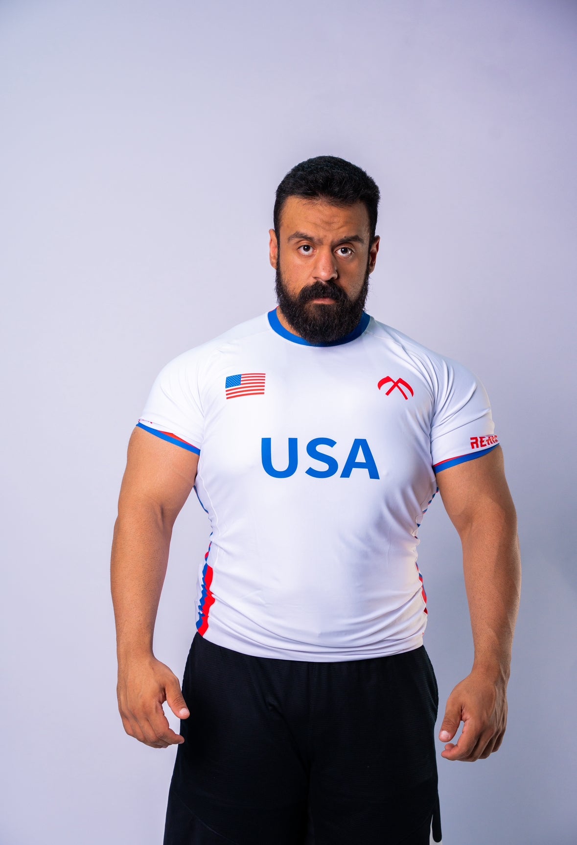 USA White National Rashguard