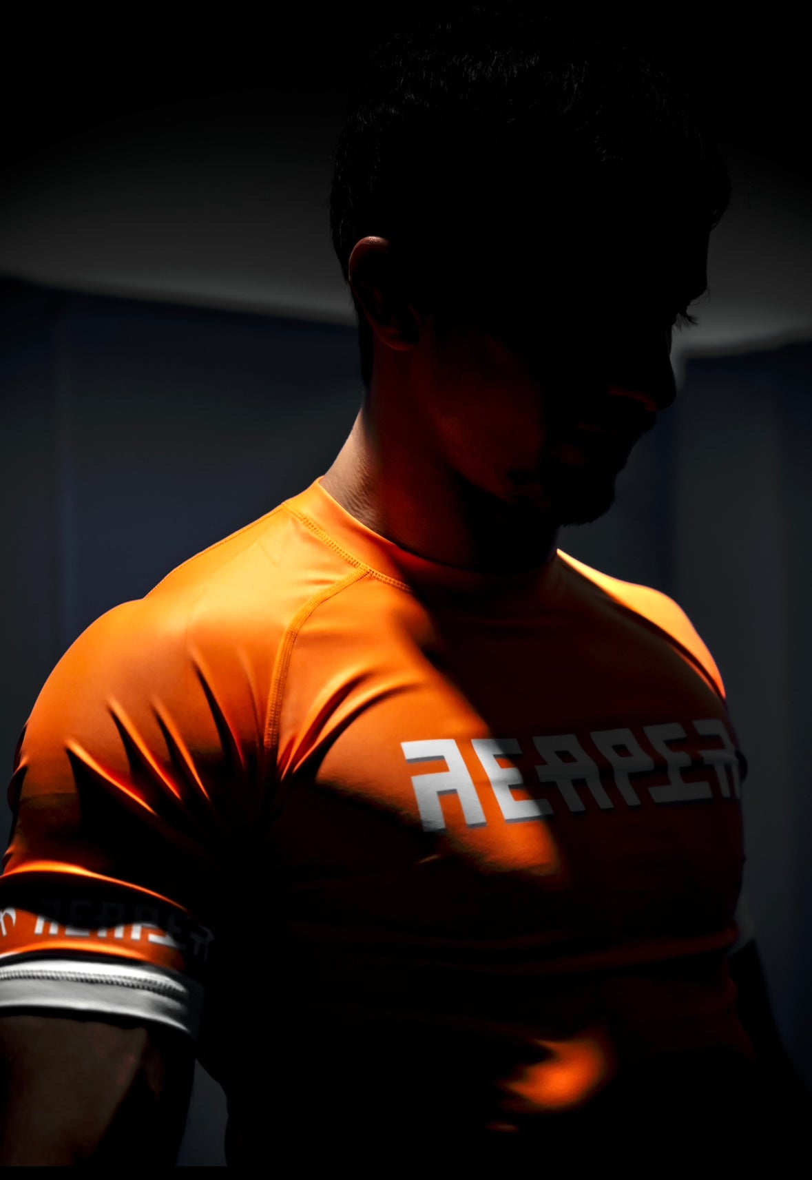 REAPER Orange Rashguard