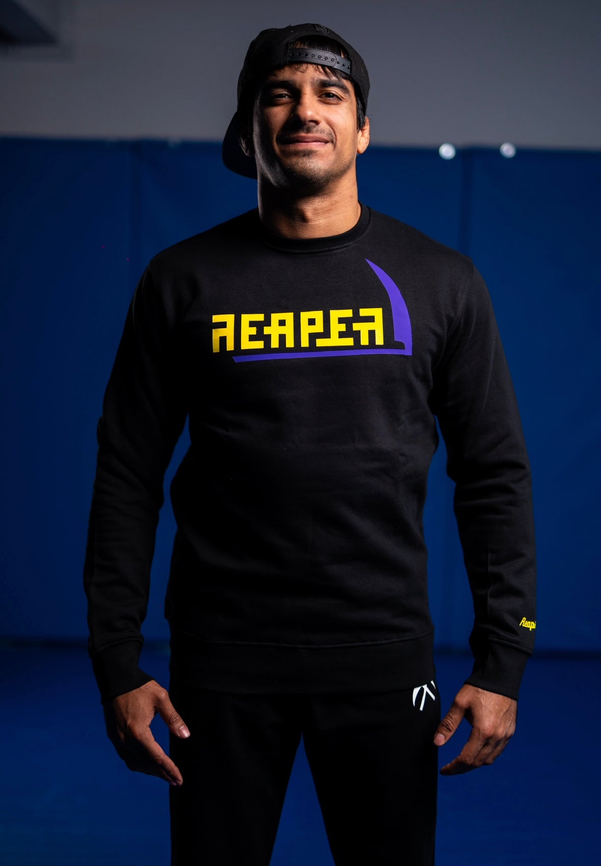 REAP & WIN SWEAT SHIRT ( PURP & YELLOW)