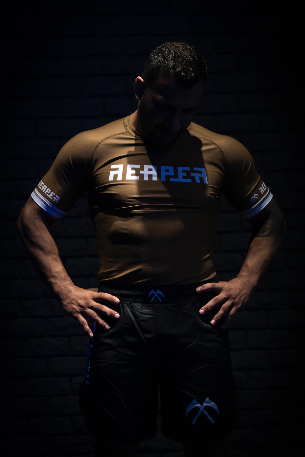 Brown Ranked Rashguard