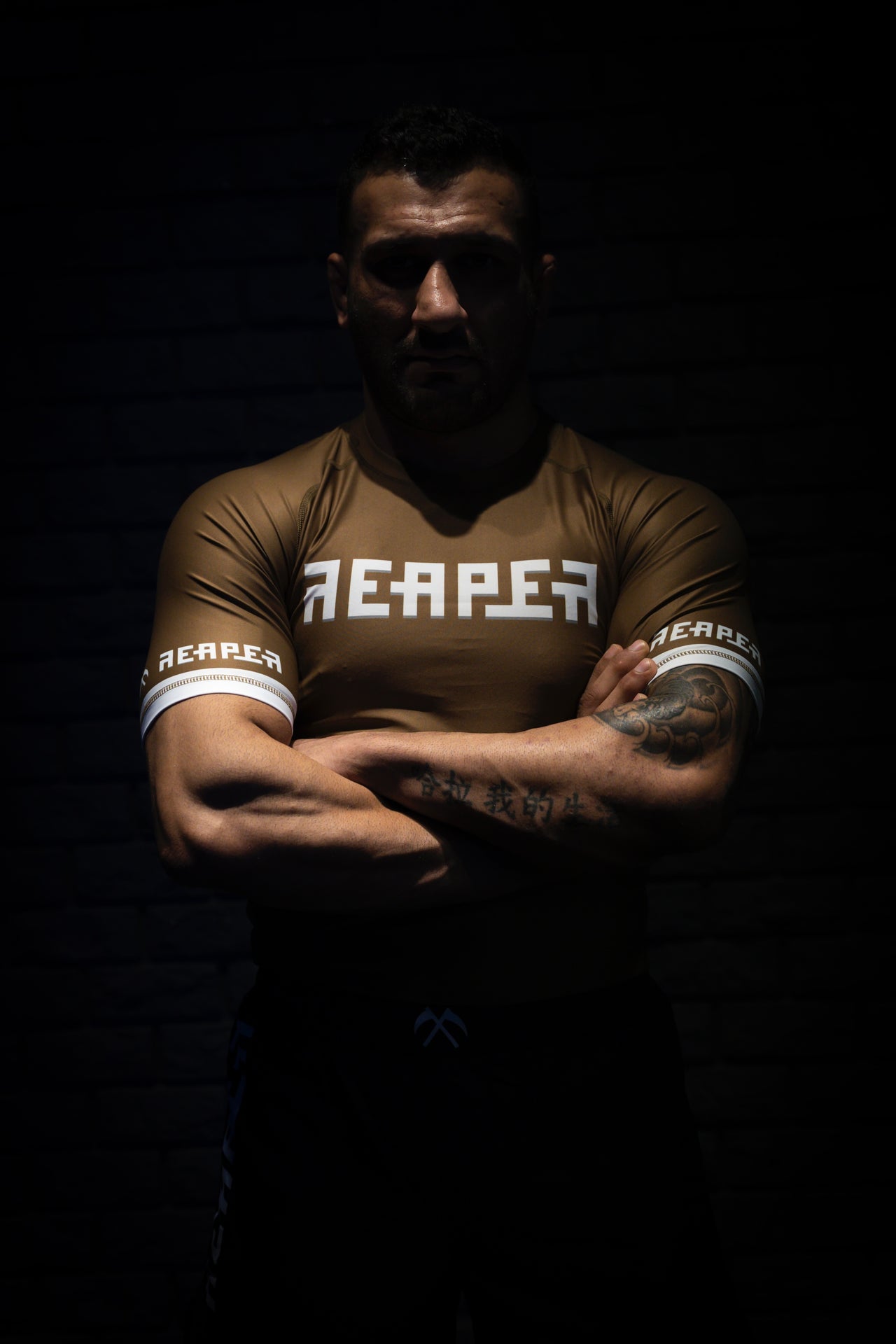 Brown Ranked Rashguard